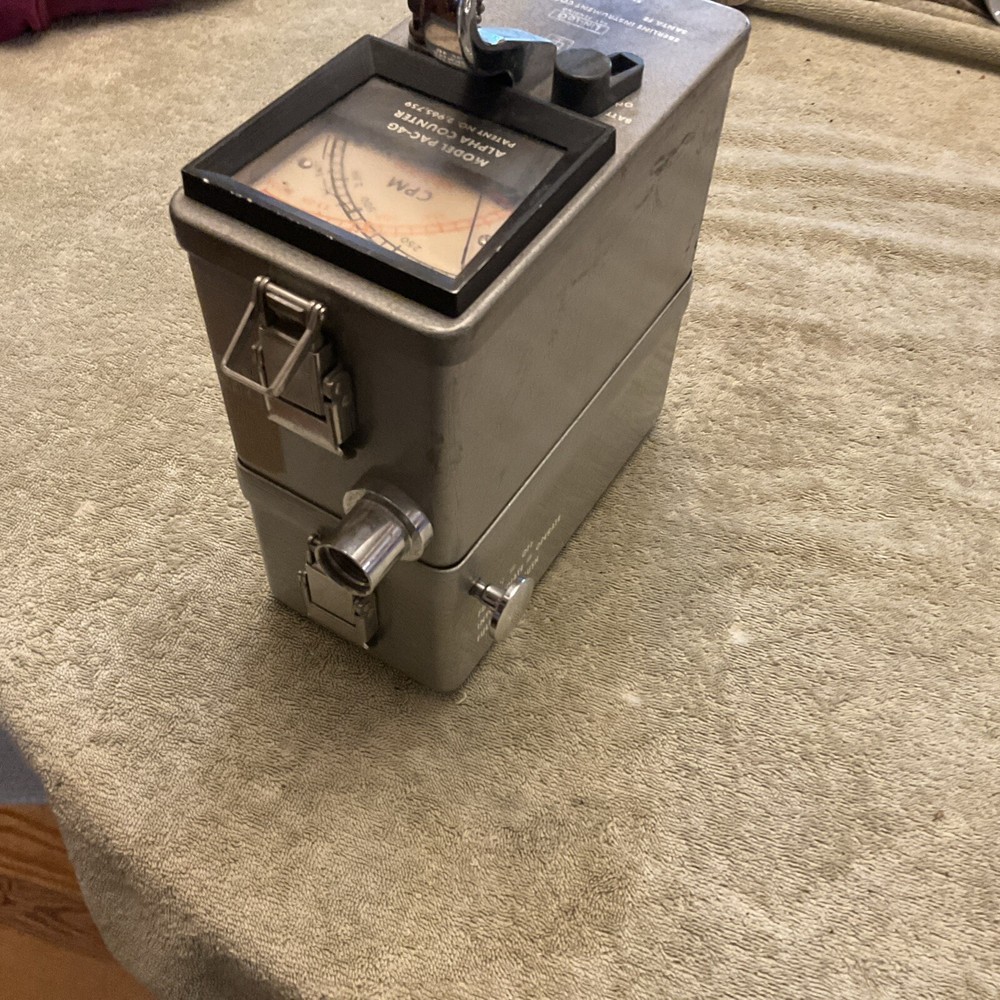 Eberline Radiation Detector PAC-4G Untested As Is