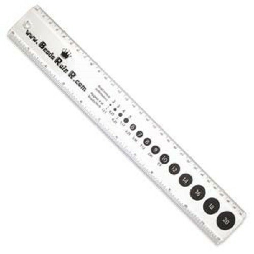 Beads Ruler 0 to 12 in / 30 cm