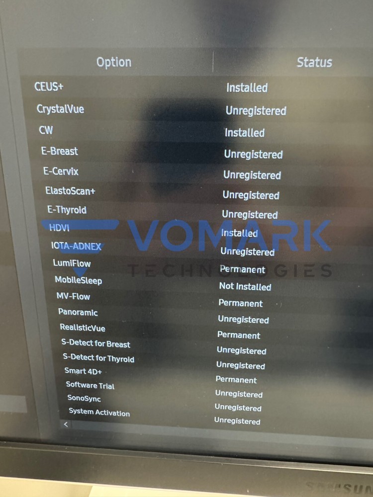 Samsung Hera W9 - 4D Ultrasound Machine
