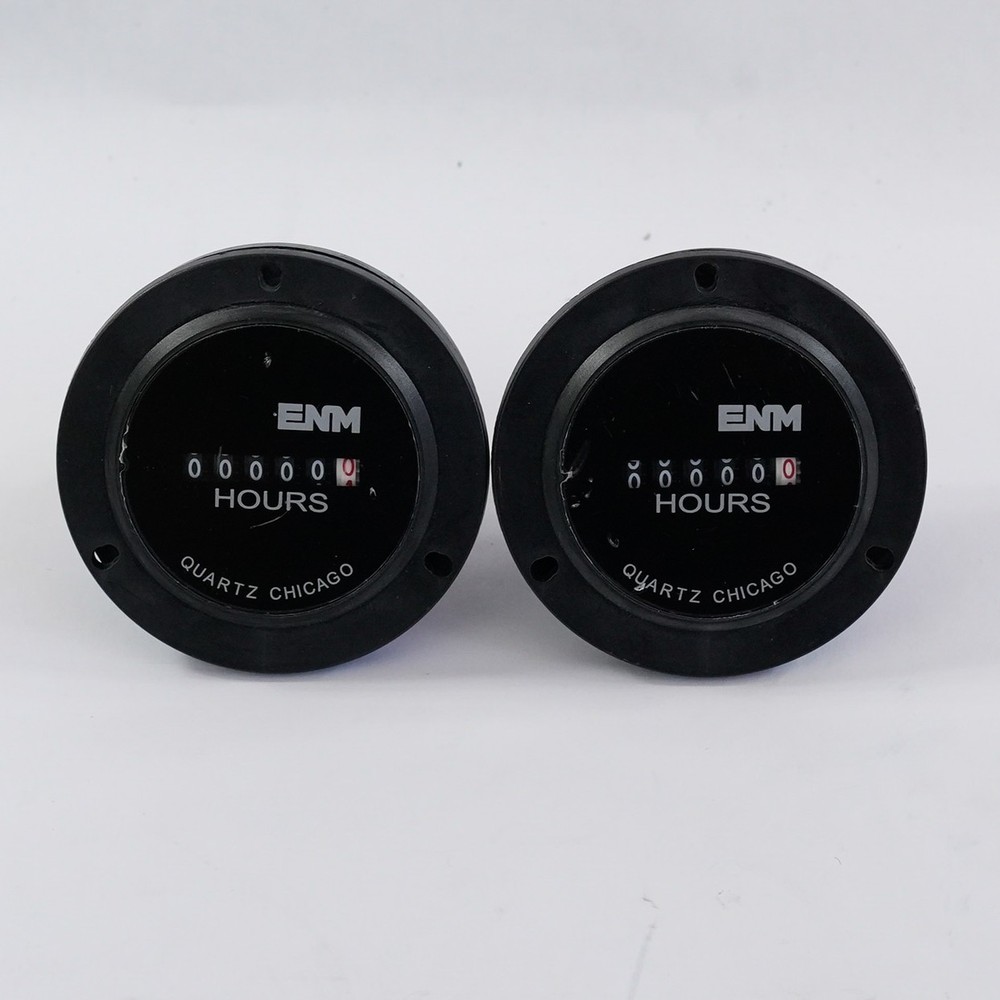 ENM T50B212P Panel Mount Timer 115VAC 6-digit T50 Electronic AC Hour Meter