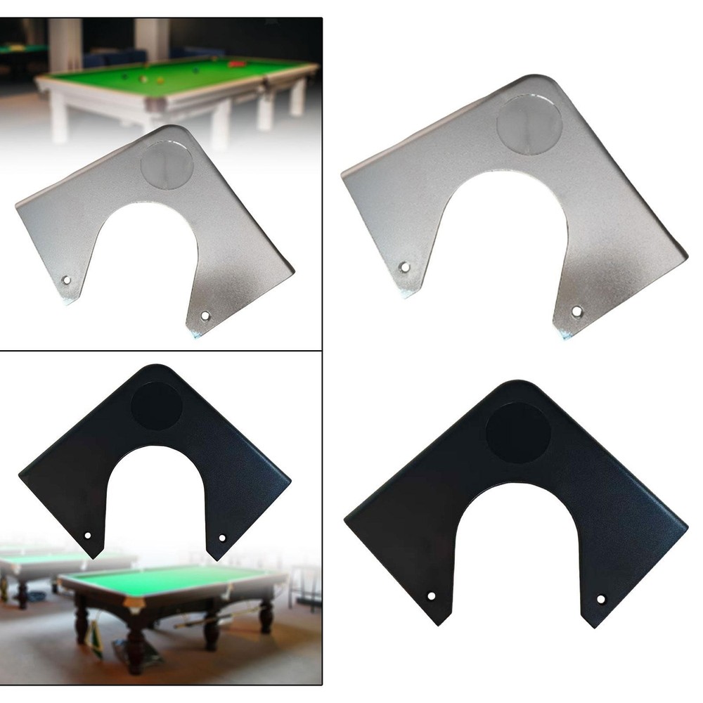 Pool Table Chrome Corner Stand Lightweight Accessory Plate Portable Practical