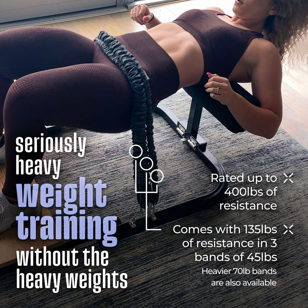 Hip Thrust Machine for High Resistance Glute Training - Home Gym Workout - Comes