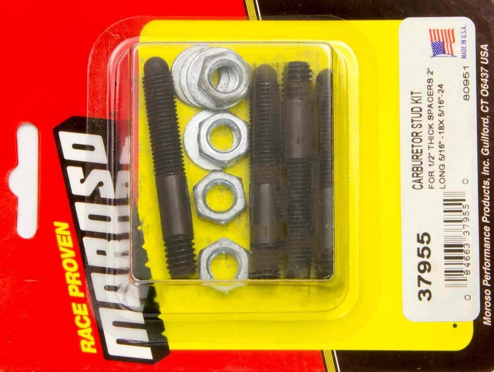 MOROSO Carburetor Stud Kit - 2in.