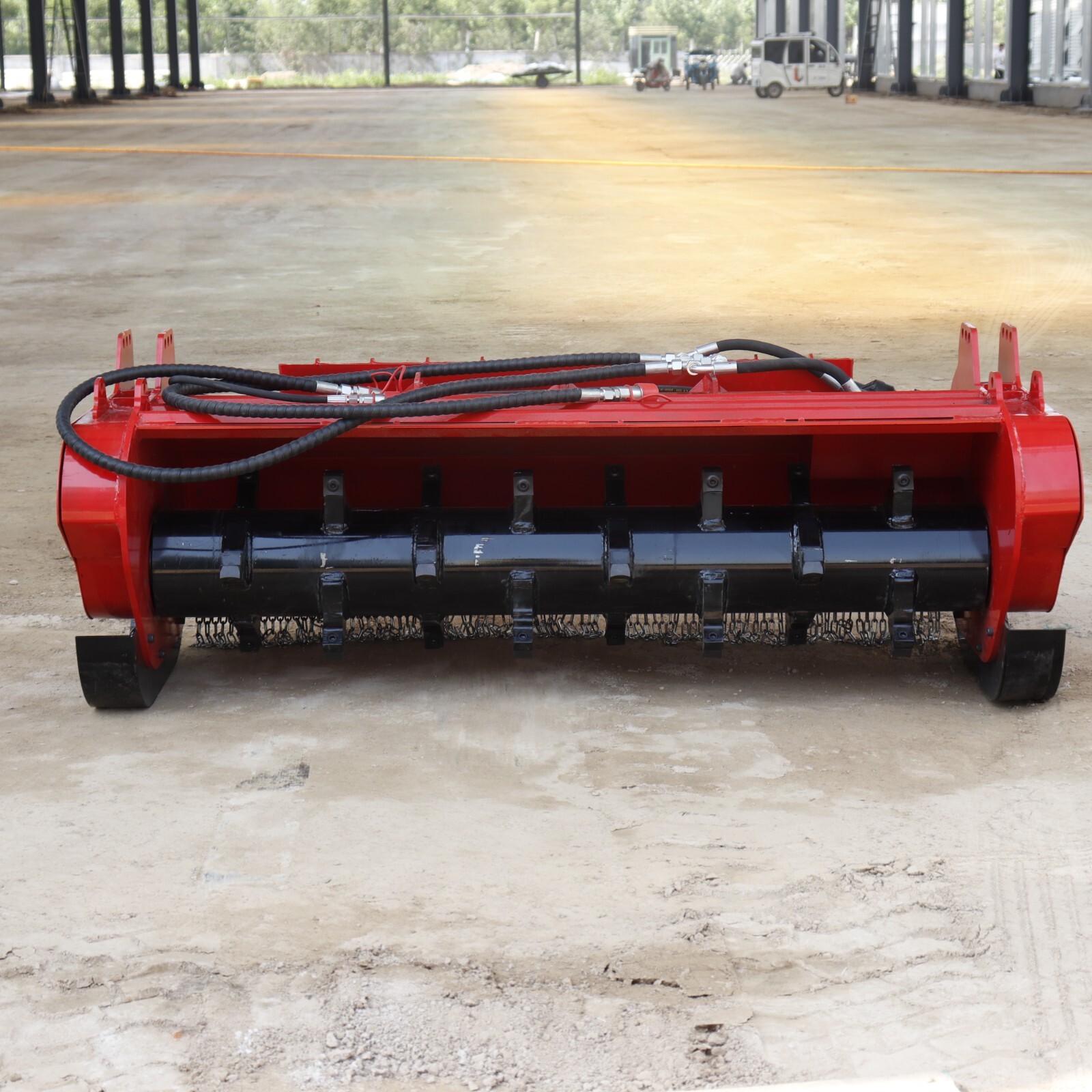 High-Flow Heavy Duty 60"Forestry Mulcher for Bobcat with Wood Chipping Function