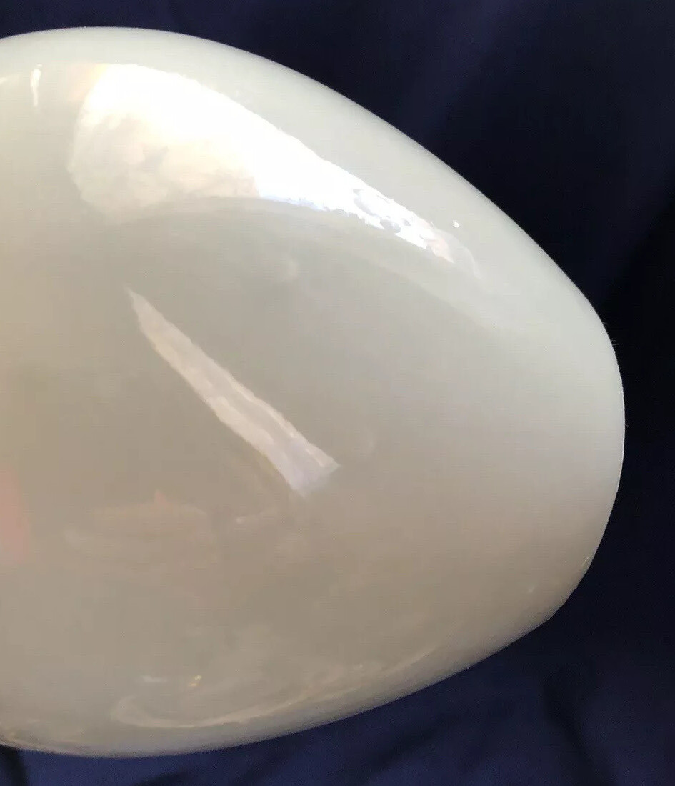 Celadon Glaze Gourd Vase Slender Neck Unique Triangular Opening Japan Vintage