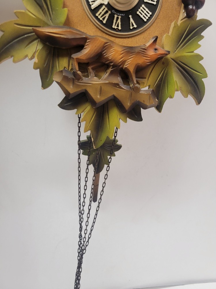 Vintage Cuckoo Clock Black Forest Made In Germany