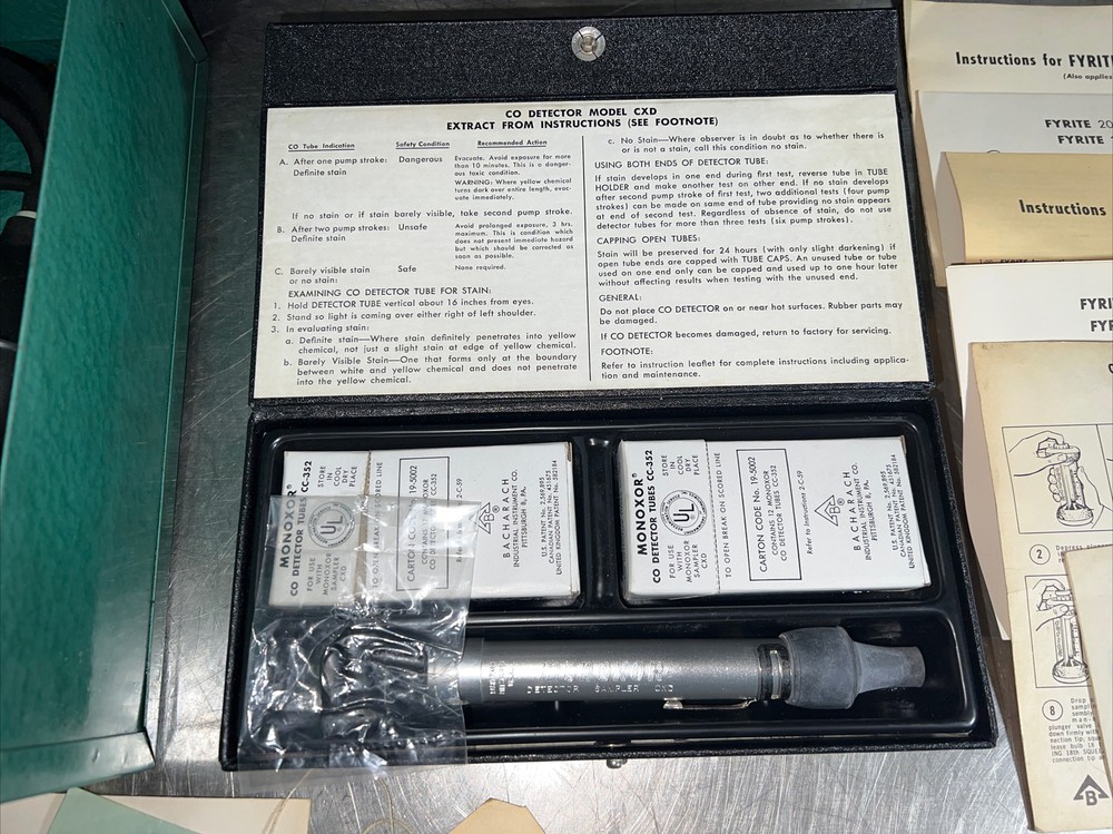 BACHARACH FYRITE GAS ANALYZER KIT