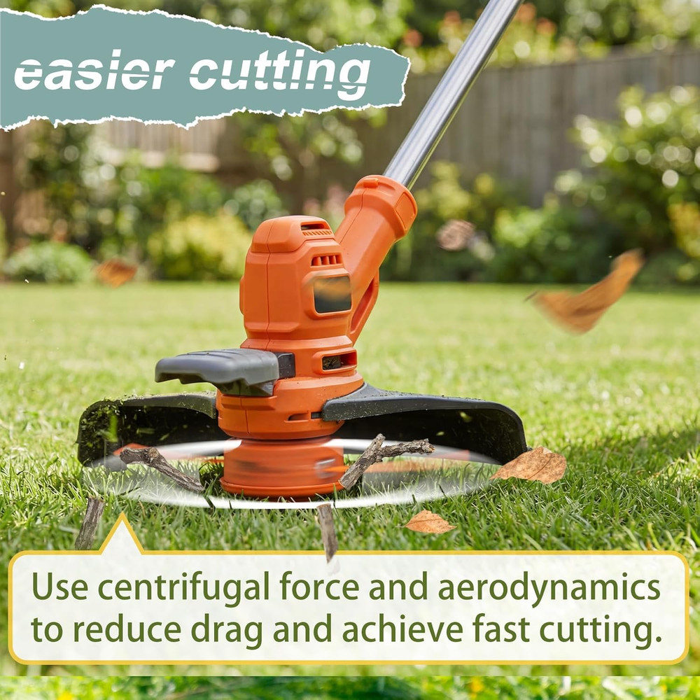 8 Pack Weed Eater String Compatible with Black and Decker Weed Wacker, 180Ft 0.0