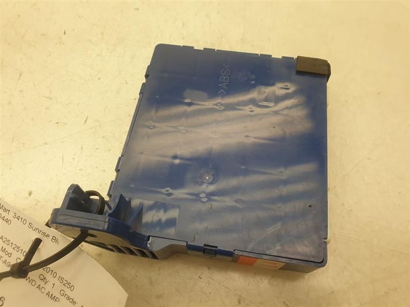 2010 LEXUS IS250 AC BLOWER MOTOR CONTROL MODULE CHASSIS ECM ASSEMBLY