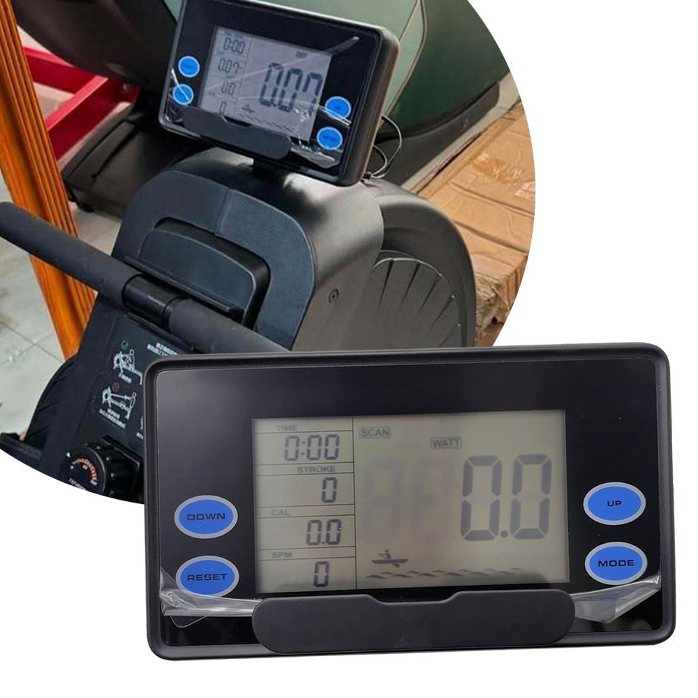 Efficiently Track Calories with this Rowing Machine Speedometer Display
