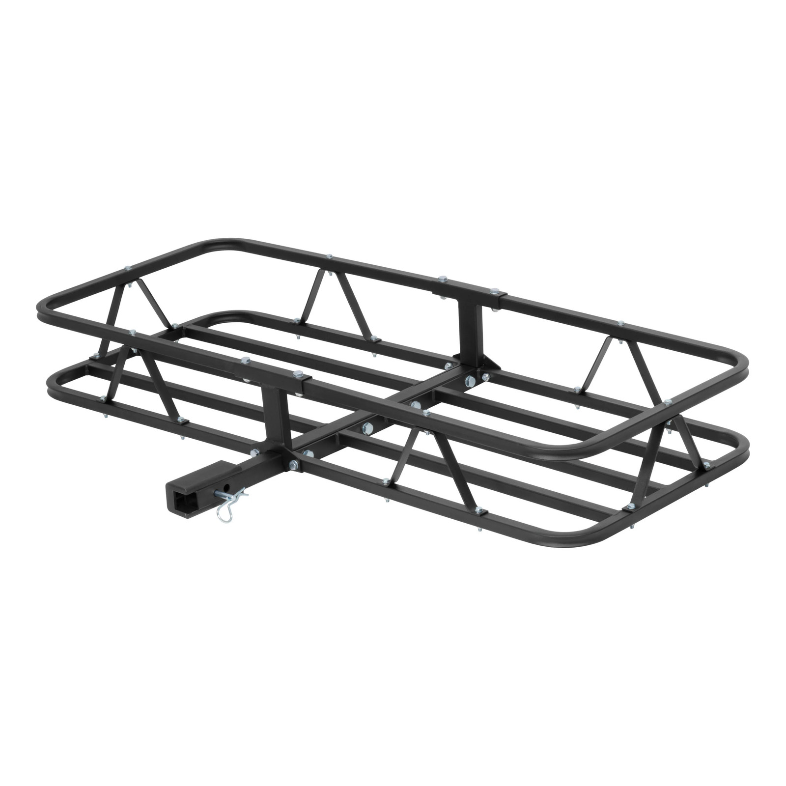 Trailer Hitch + Cargo Carrier Basket Fixed 500lbs CURT Class 3 Receiver #13581