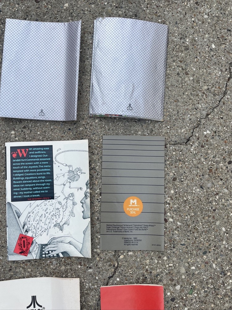 Atari Manual Lot