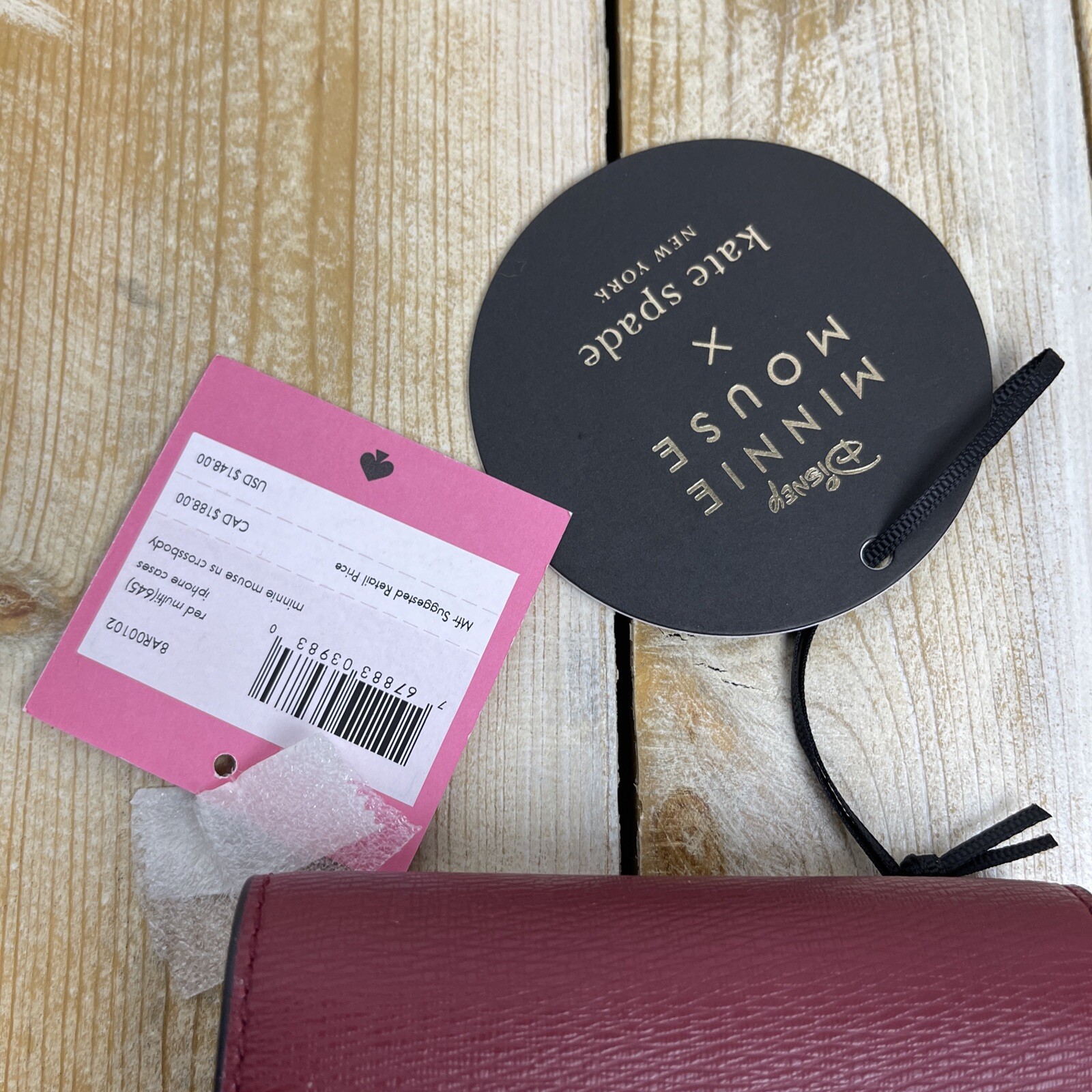 Disney X Kate Spade North South Phone Crossbody Minnie Mouse