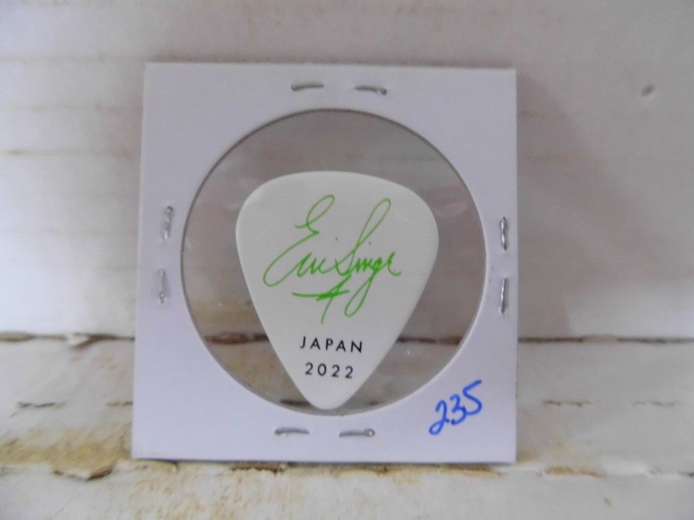 KISS "ERIC SINGER" 2022 GUITAR PICK~READ DESCRIPTION #13~12