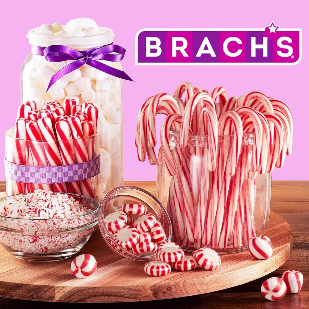 Refreshing Red & White Peppermint Canes, 12 Count – Festive Stocking Stuffers