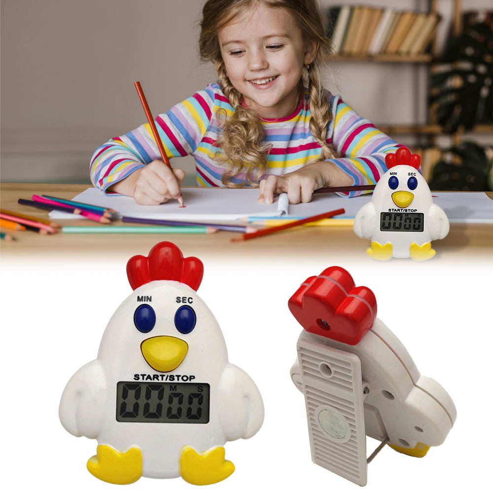 Kitchen Electronic Chicken Timer LCD Digital Display Birthday Present Tools CW