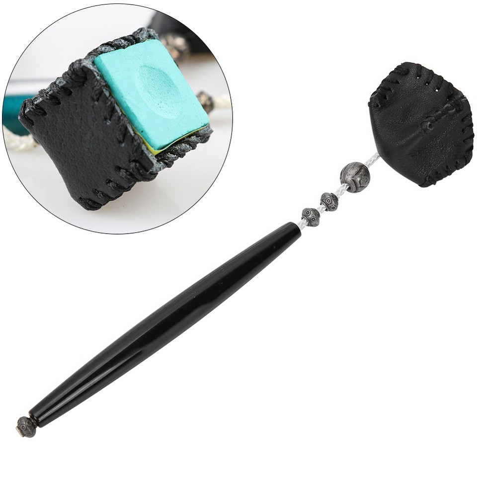 (black)Snooker Billiard Pool Chalk Holder Pricker Cue Table Accessory