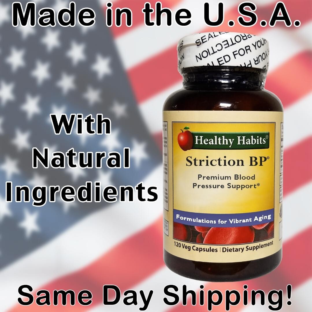 Striction BP Advanced Formula Support Healthy Blood Pressure StrictionBP