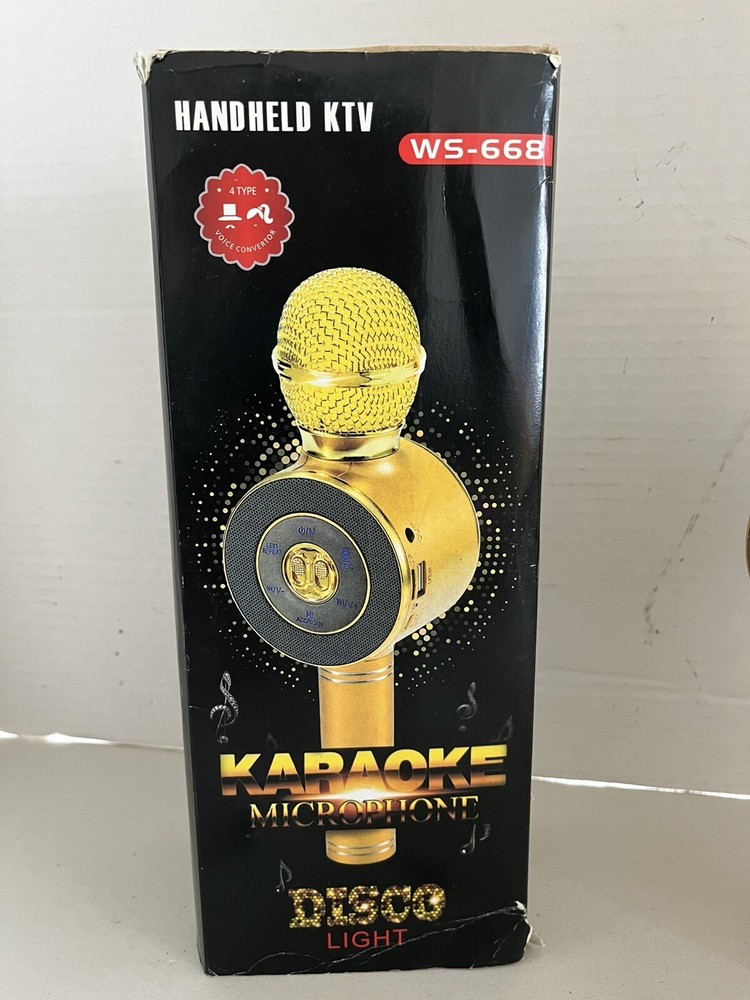 Handheld Ktv WS-668 Karaoke Microphone Plus Voice Controller TESTED WORKING