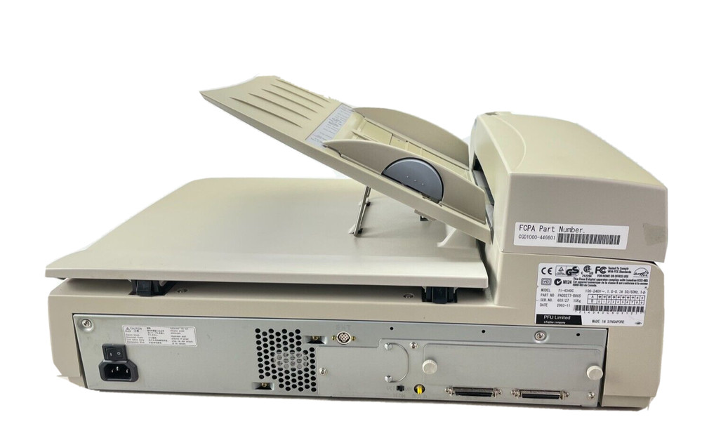 Fujitsu FI-4340C Flatbed Color Duplex Scanner