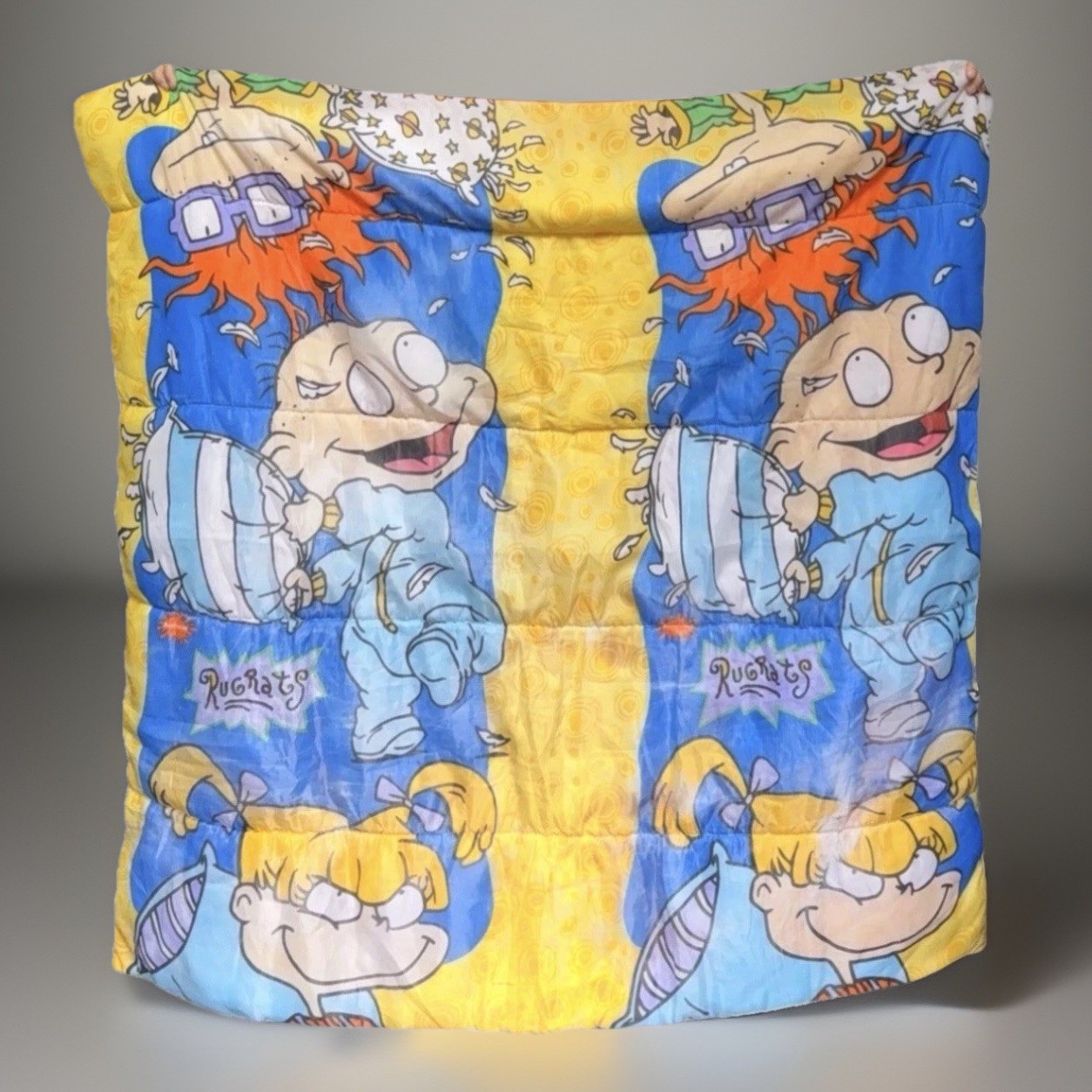 Vintage 1997 Rugrats Sleeping Bag Nickelodeon Tommy Chuckie Kids Retro 90s