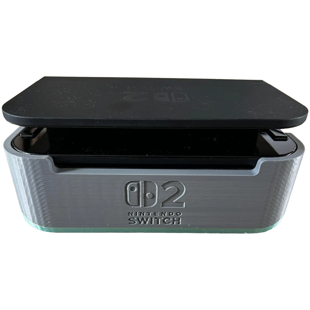 Nintendo Switch 2 Low Profile Horizontal Dock Stand Space Saving Console Holder
