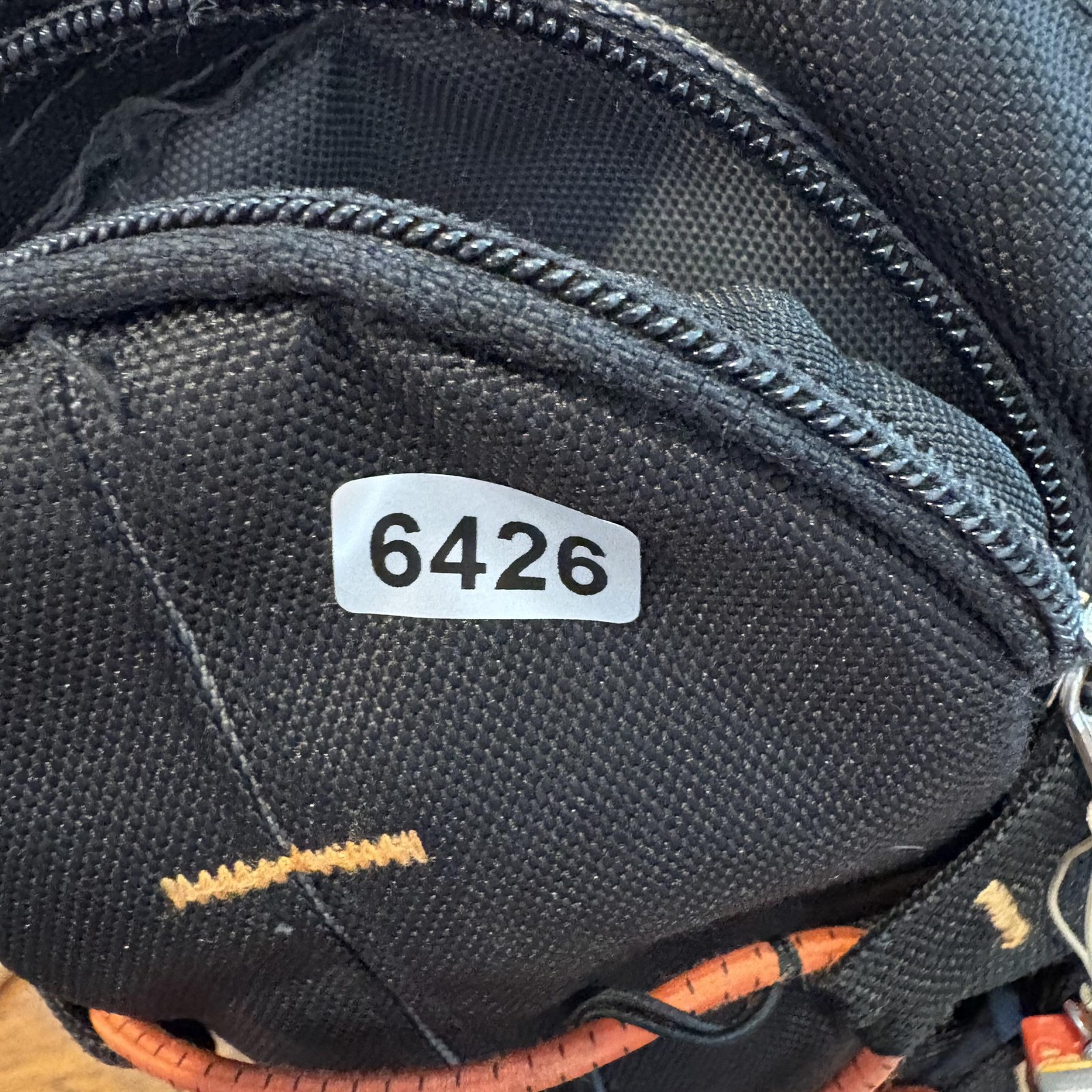 Mini Backpack Black Orange Bungee Mesh Pockets Disney McQueen Baymax Charms