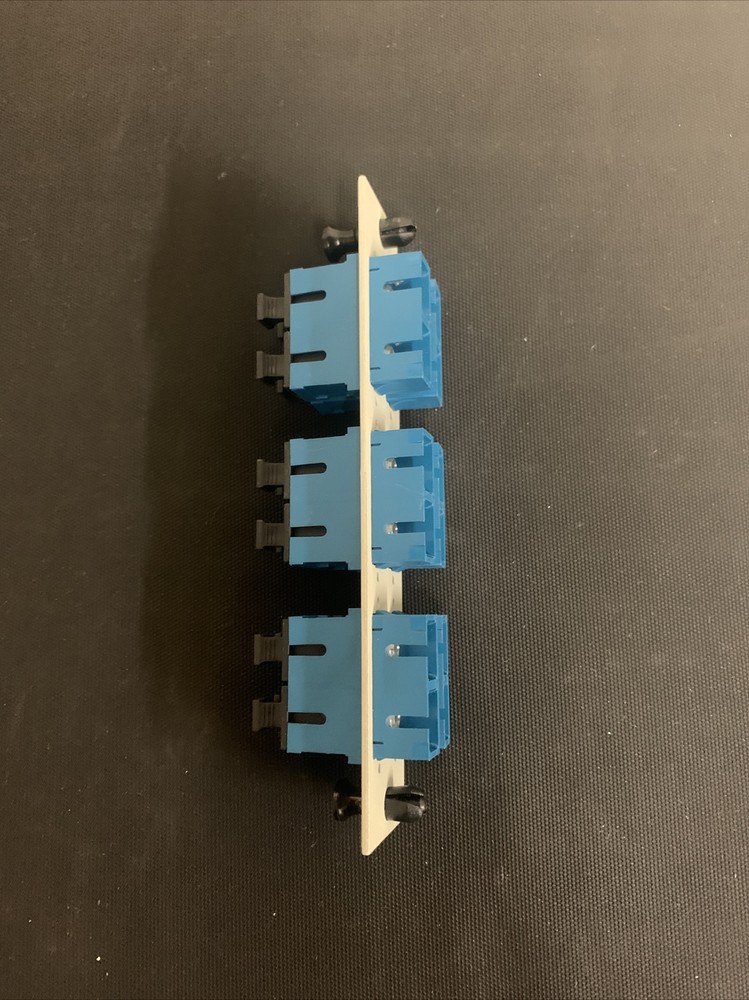 Fiber Optic Adapter Panel with 6 SC Duplex Adapters 12 - 71541