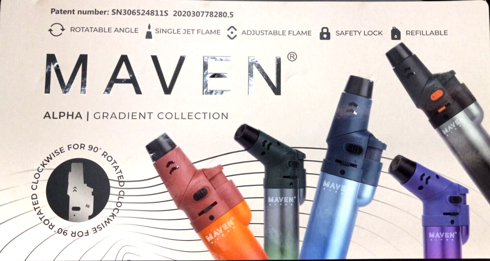 💥MAVEN ALPHA CHROME LIGHTER | GRADIENT COLLECTION |