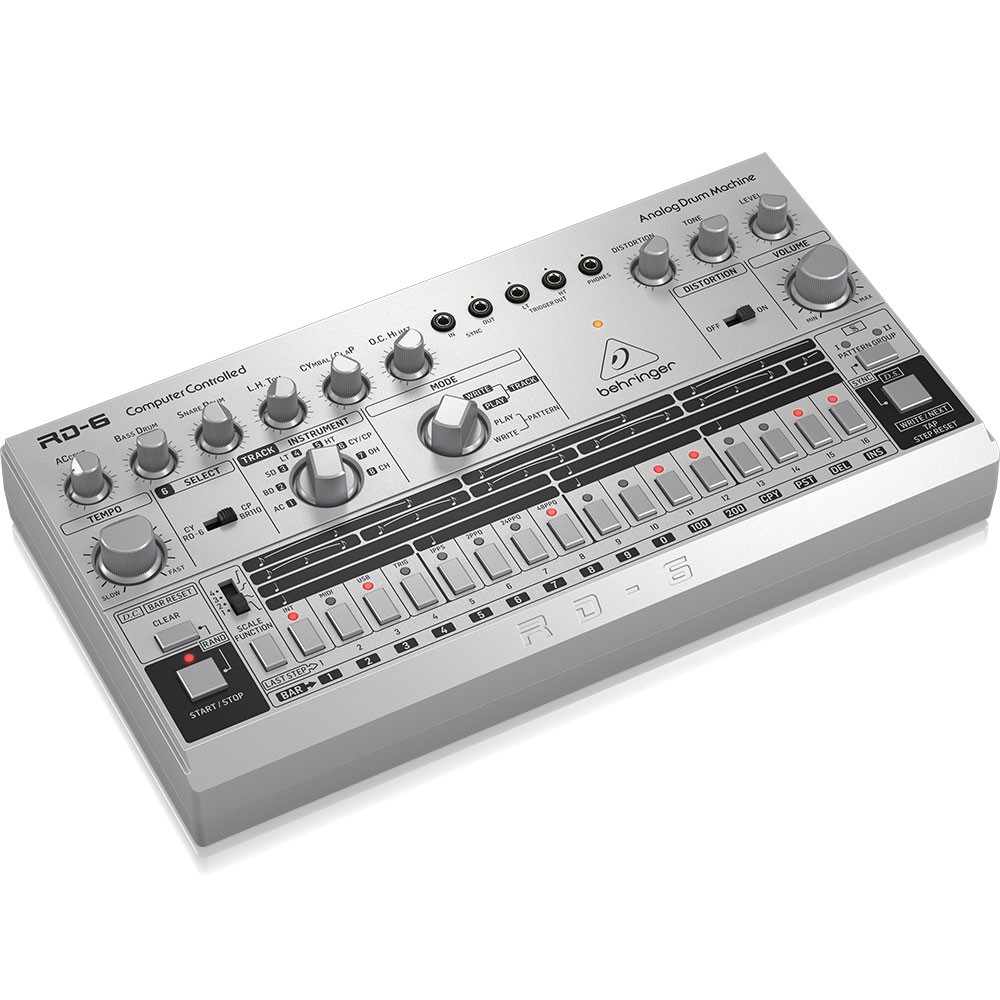 Behringer RD-6 Analog Drum Machine - Silver