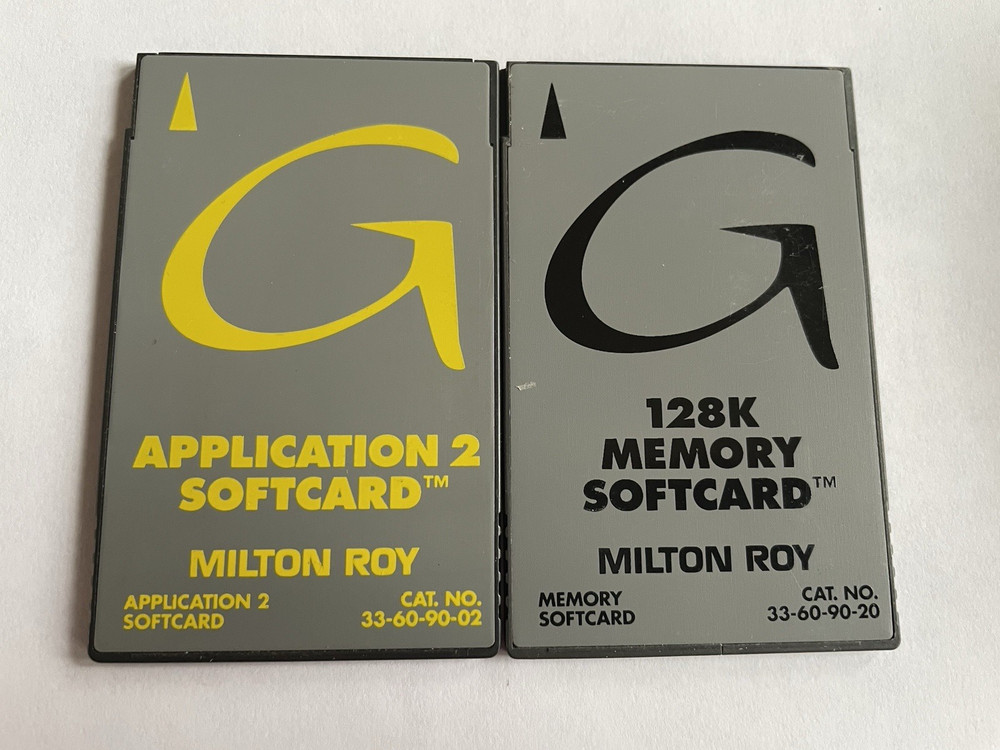 Milton Roy Application II Softcard 33609002, 128K Memory Softcard  33609020