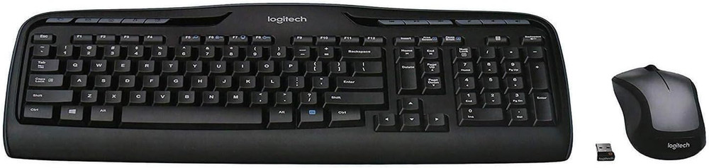 MK335 Wireless Keyboard and Mouse Combo H390 Wired Headset