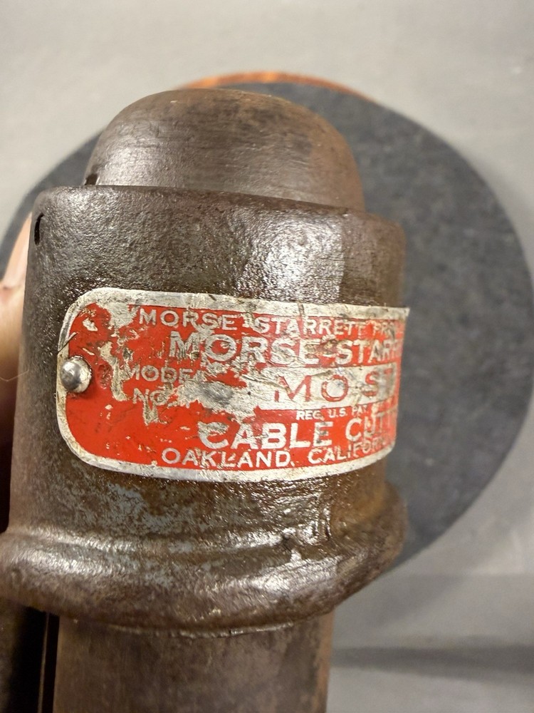 MORSE STARRETT MO-ST TOOLS Model No. 1 CABLE CUTTER