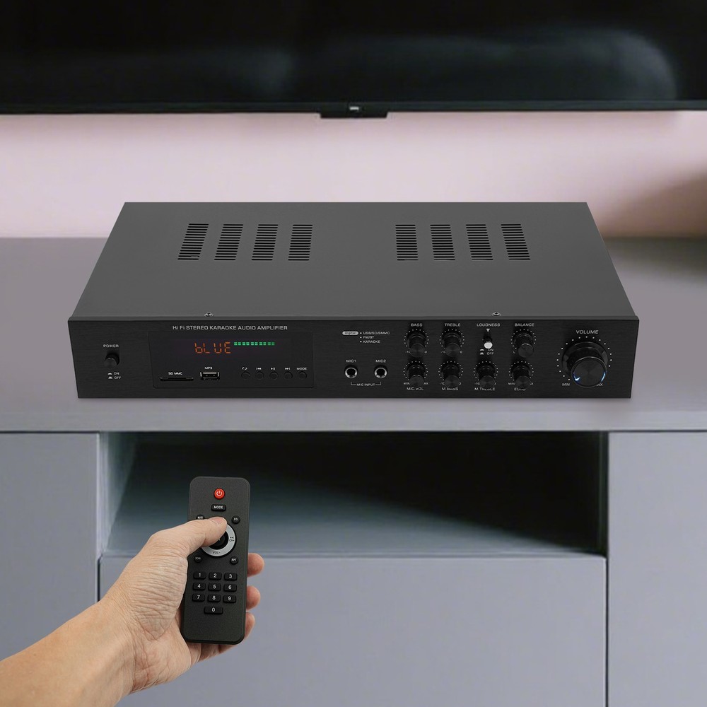 Audio Power Amplifier Electric Bluetooth Amplifying Machine with Remote Control