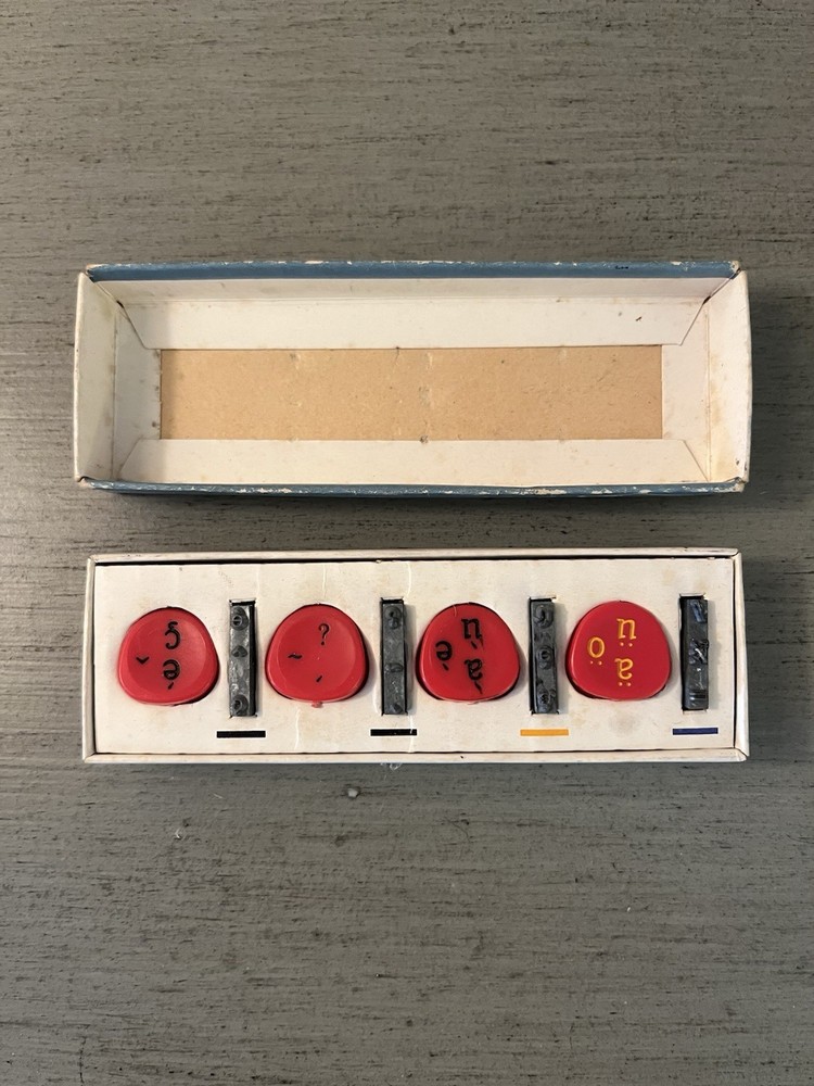 Foreign Language Type Kit for Sears Easy-Touch Typewriter Keys and Type Slugs