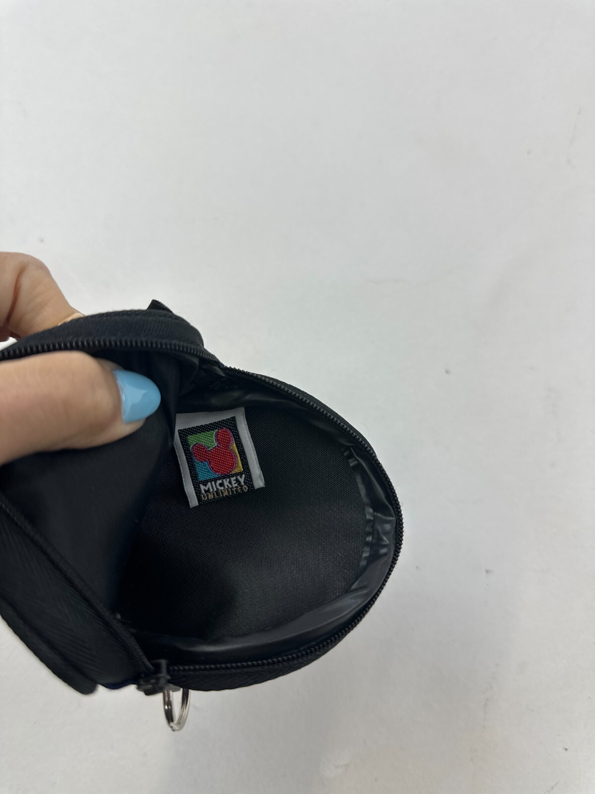 Mickey Mouse Unlimited Coin Purse Fashion Change Multicolor Round Shape Zipper