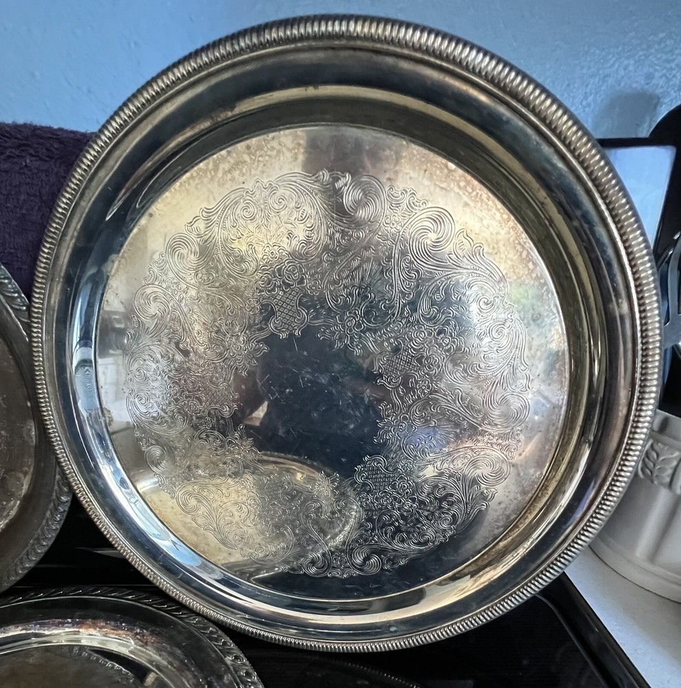 William Roger’s, Oneida & 2 Others Silverplate Trays