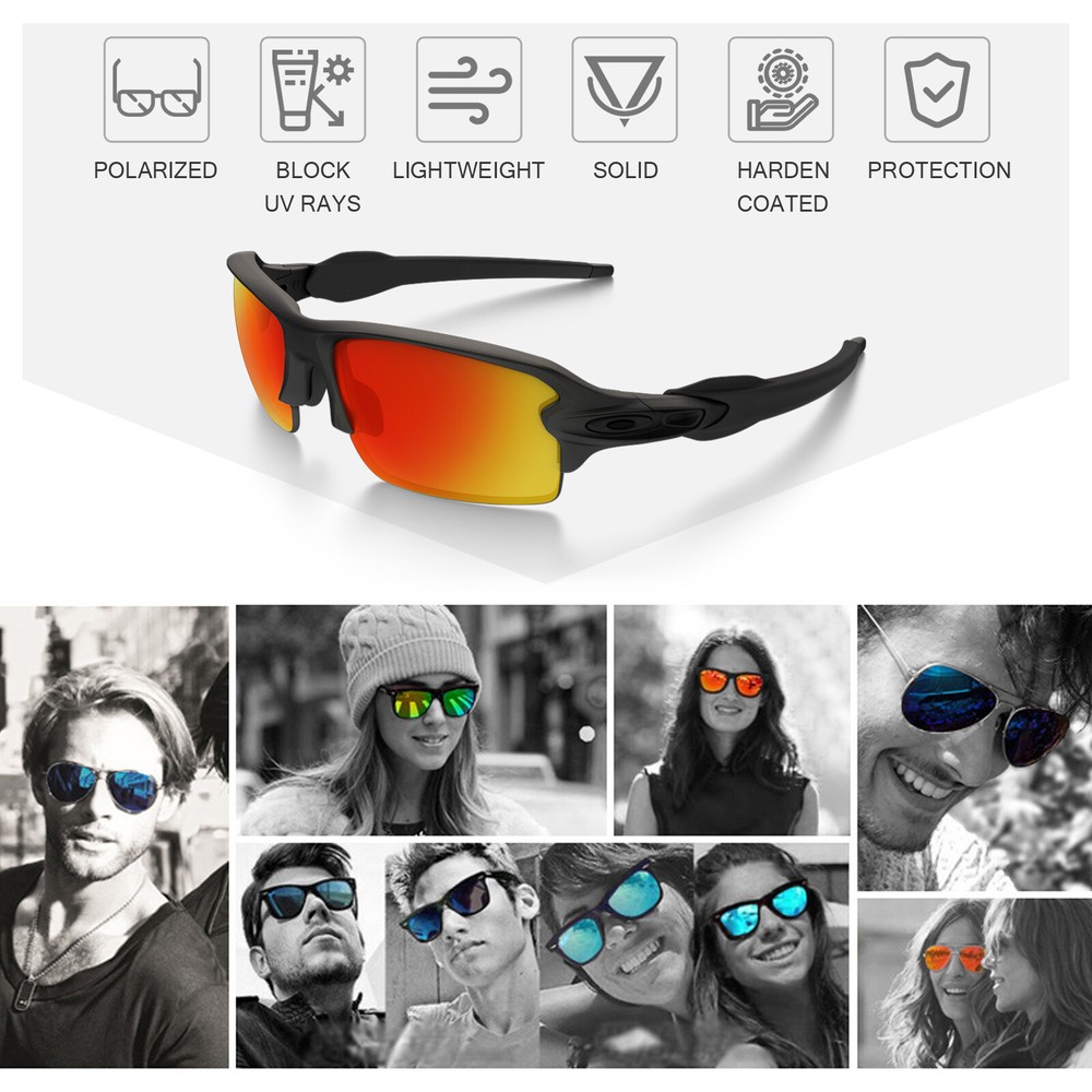 TRUE POLARIZED Replacement Lenses for-Ray-Ban RB2016 Multi-Colors