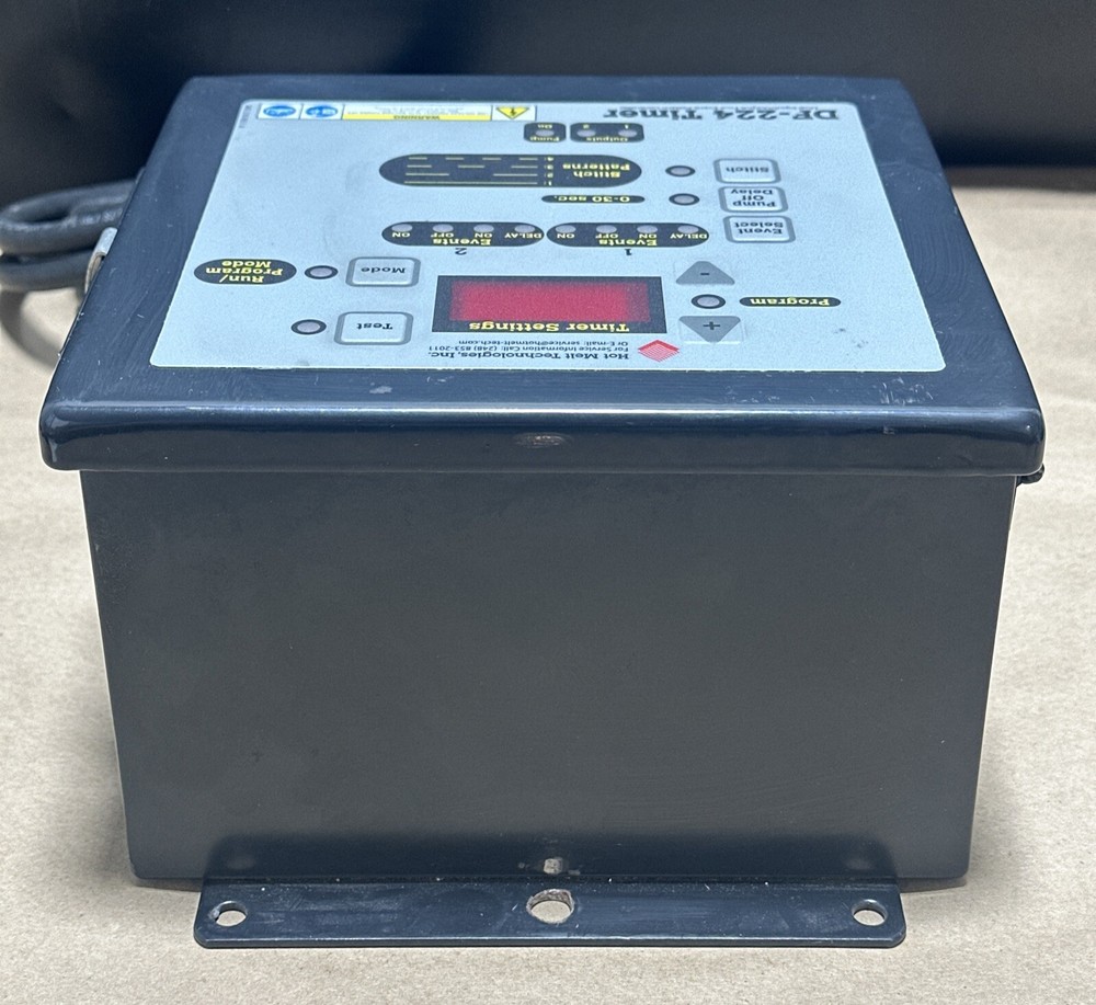 PREOWNED- Hot Melt DF-224 Timer Dual I/O 4-Event Pattern Controller || WARRANTY!