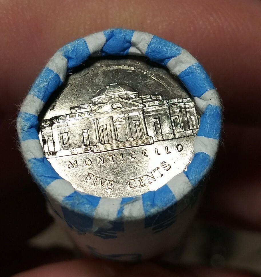 2019 P JEFFERSON NICKEL ROLL ********** Error enders **********