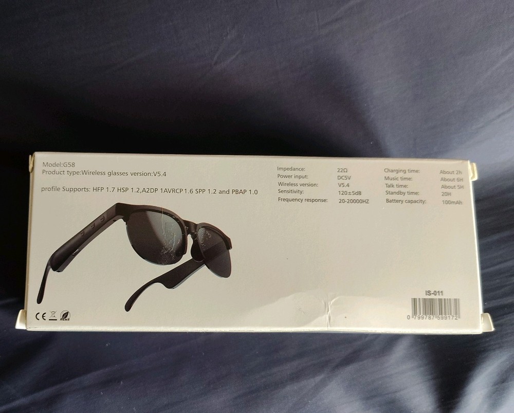 G58 Smart Audio Sunglasses