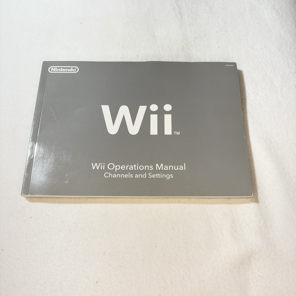 Wii Operations Manual Channels And Settings