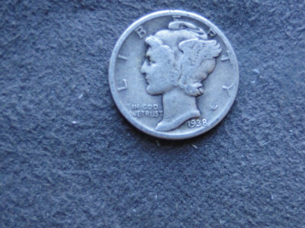 1938 Mercury Dime  26-1280