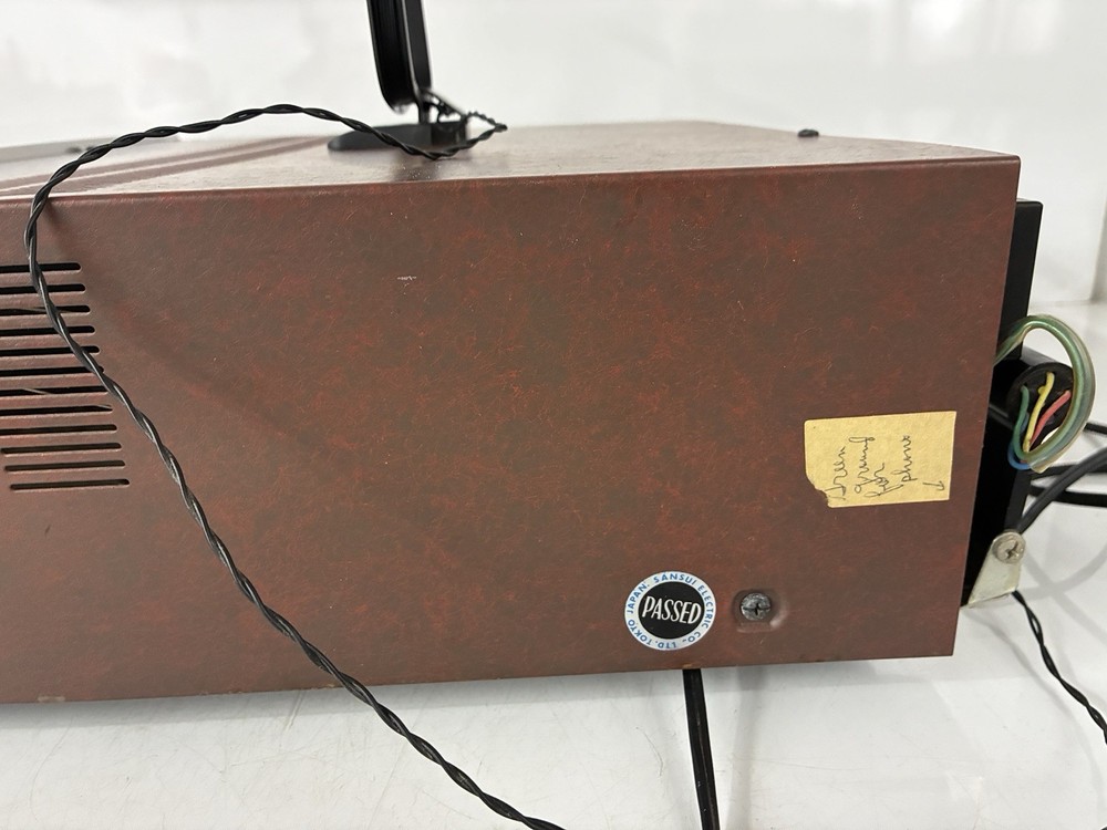 Vintage SANSUI 3000A SOLID STATE Stereo Receiver Amplifier Working Condition!