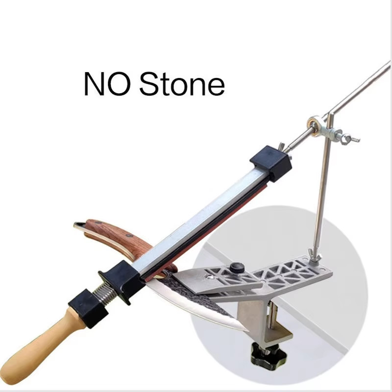 Professional Fixed-Angle Knife Sharpener 10°-50° Adjustable Diamond/White Fused