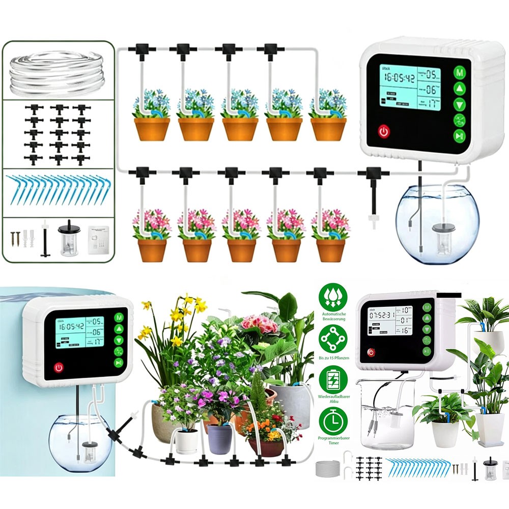15m irrigation system plant irrigation automatic system with timer kit NEW
