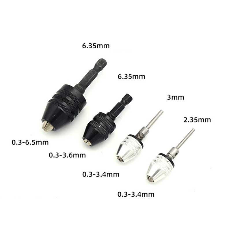 Multi Keyless Drill Chuck Quick Change Adapter Shank For Dremel Electric Grinder