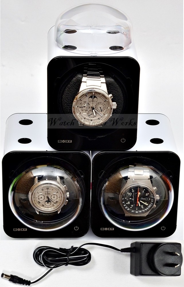 Fancy Brick Triple Automatic Watch Winder system-model: 3FB-F-CLRS -BRILLIANT!