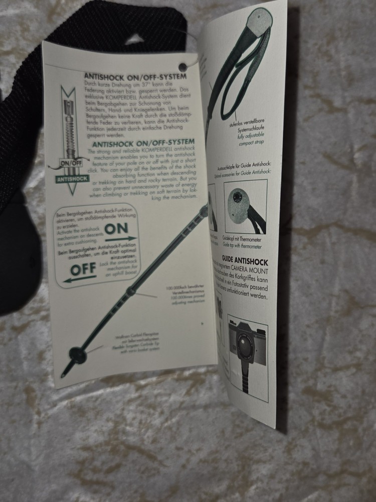 Komperdell- AntiShock Telescoping Trekking Poles -
