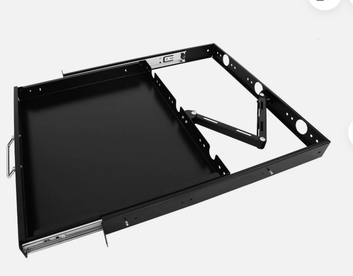 1U Rack Mount Sliding Keyboard Drawer 19" Keyboard Tray